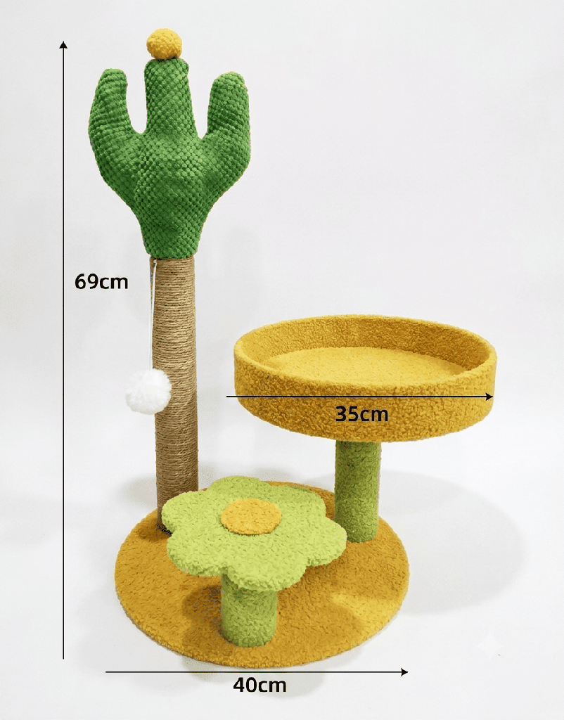 RASCADOR EDICIÓN CACTUS 40*40*69CM - YB7200055