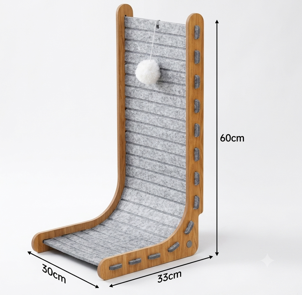 RASCADOR RAMPA NORDIC 30*33*60CM - SMS790018 