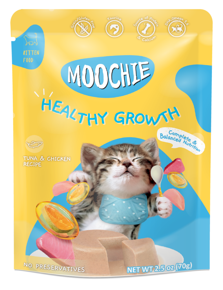 MOOCHIE CAT POUCH - KITTEN HEALTHY GROWTH 70 G