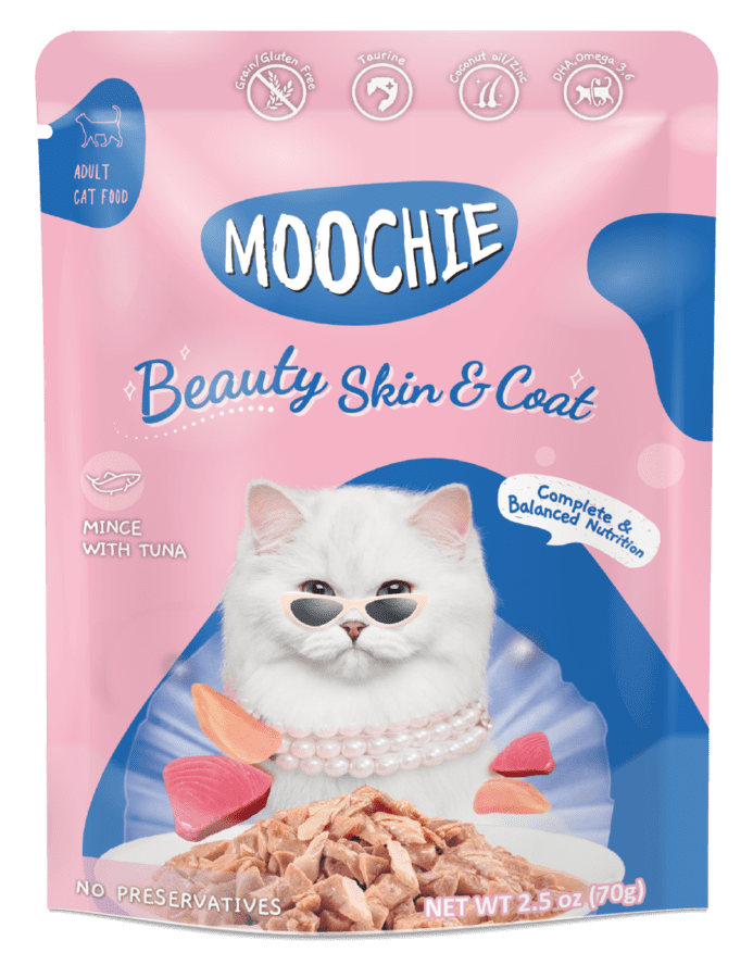 MOOCHIE CAT POUCH - BEAUTY SKIN & COAT 70 G