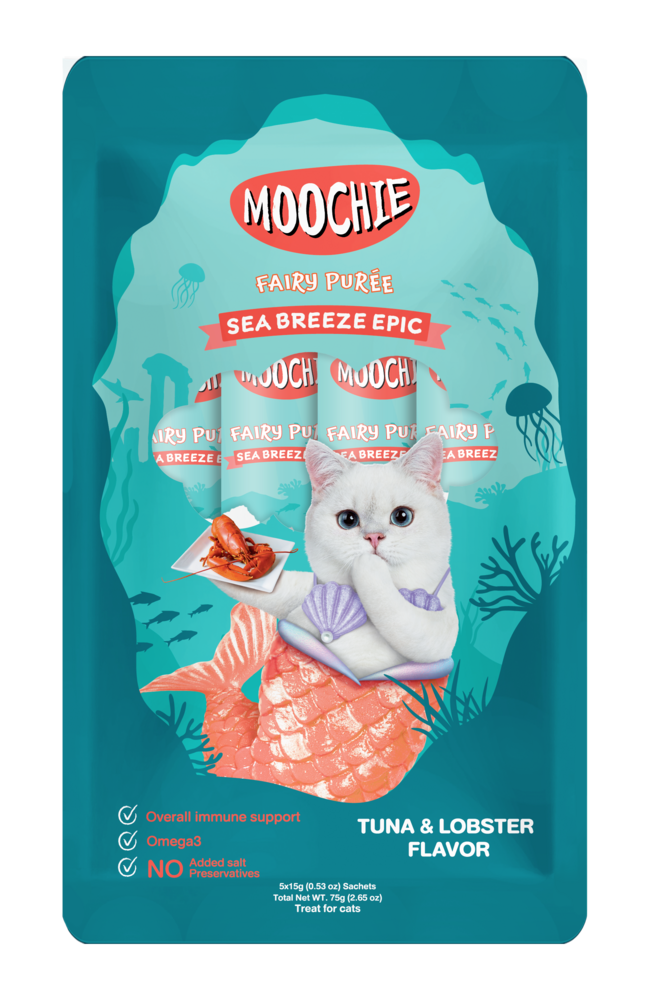 MOOCHIE CAT TUNA & LOBSTER FLAVOR 25 SACHET 15 G