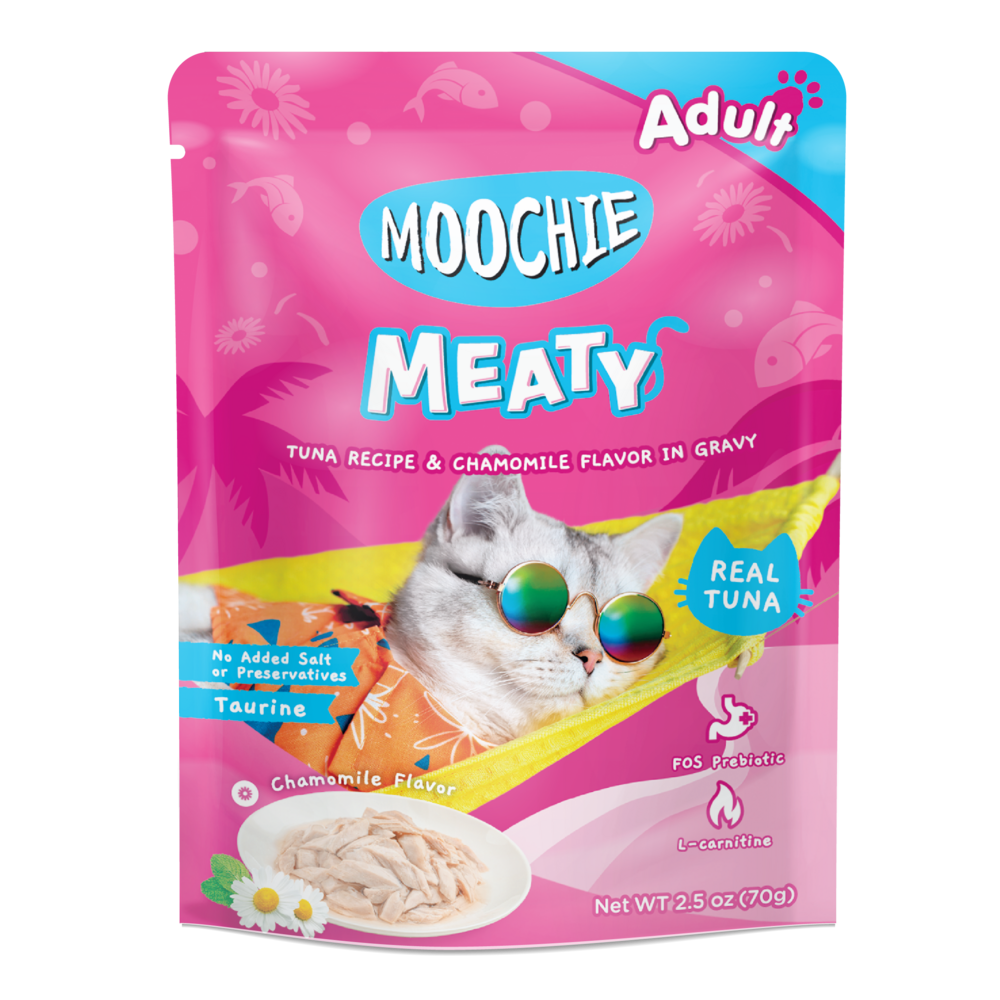 MOOCHIE CAT POUCH - MEATY TUNA RECIPE IN GRAVY 70 G