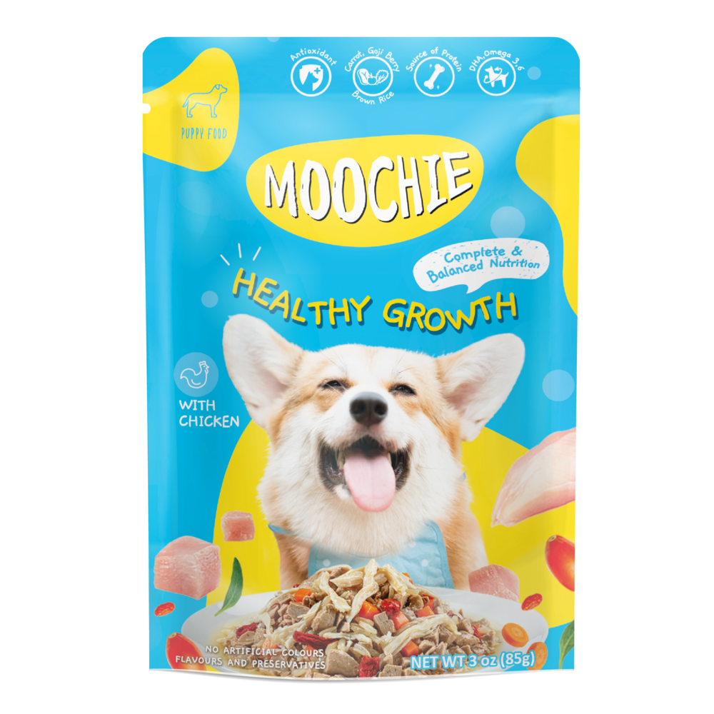 MOOCHIE DOG POUCH - HEALTHY GROWTH 85 G