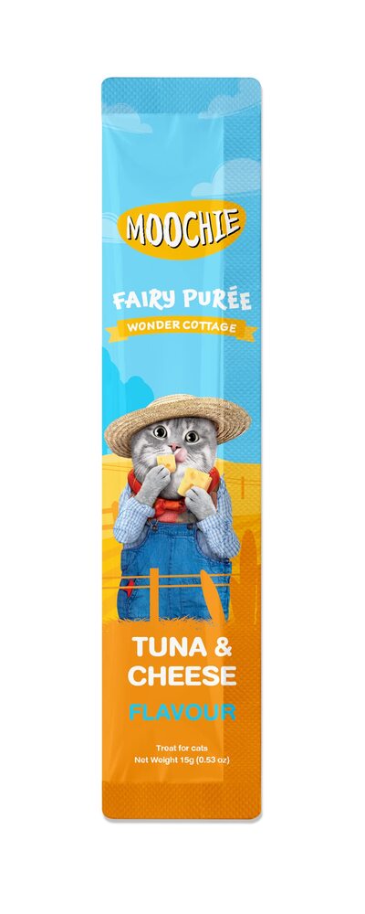 MOOCHIE CAT SACHET TUNA & CHEESE FLAVOR 1 SACHET 15 G