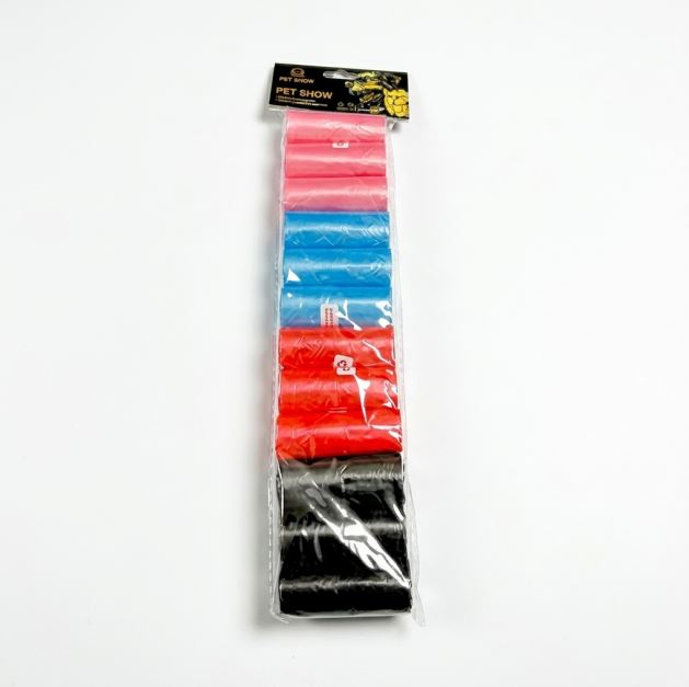 BOLSAS RECOLECTORAS HUELLITAS X 12 ROLLOS - YS650006 