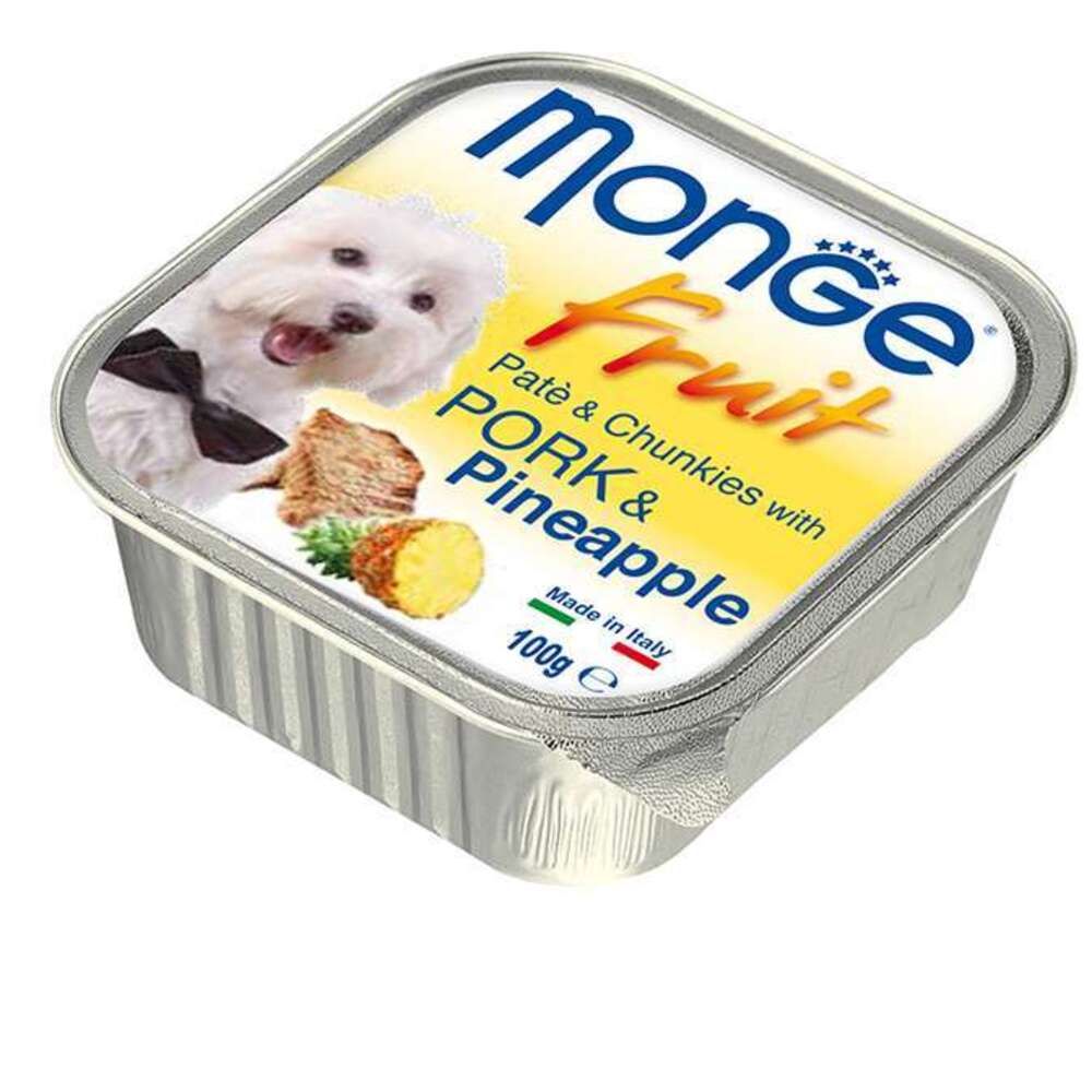 MONGE FRUIT CERDO Y PIÑA 100 G