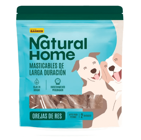NATURAL HOME OREJAS DE RES 2 UNIDADES