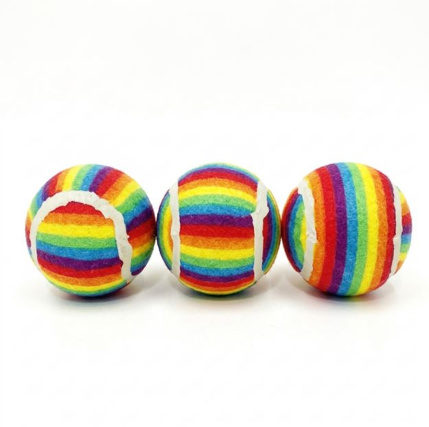 PELOTA DE TENNIS RAINBOW SET 6.4CM -  XR2400108 