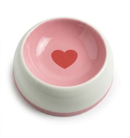 PLATO CERÁMICA LOVE PINK 13*5 CM - CLHB-227