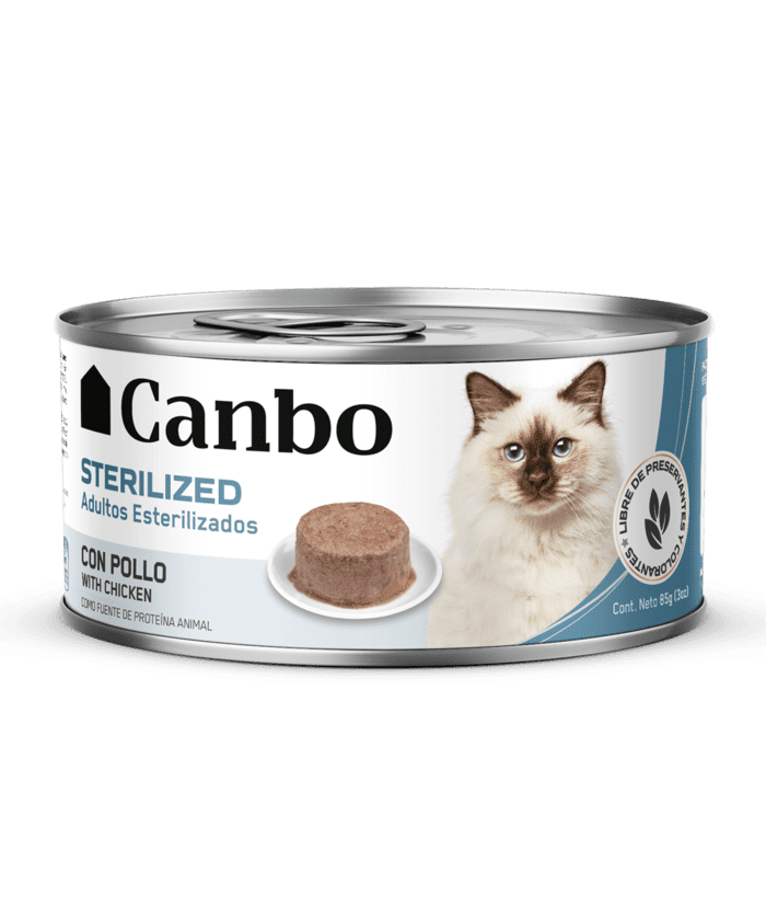 CANBO LATA GATO ESTERILIZADO 85 G