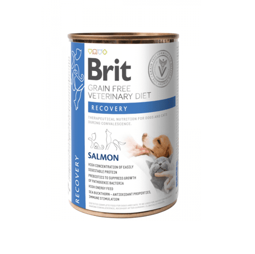 BRIT MEDICADO LATA PERRO/GATO RECOVERY 400 G 