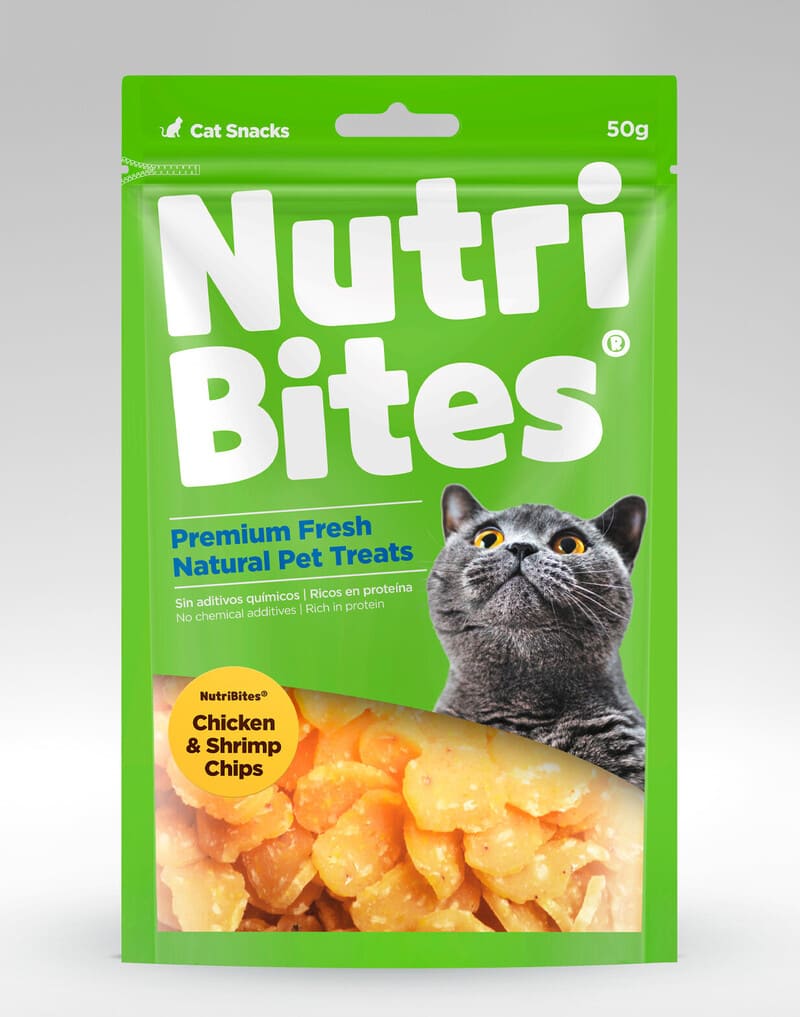 NUTRIBITES GATO POLLO Y CAMARÓN 50 G 
