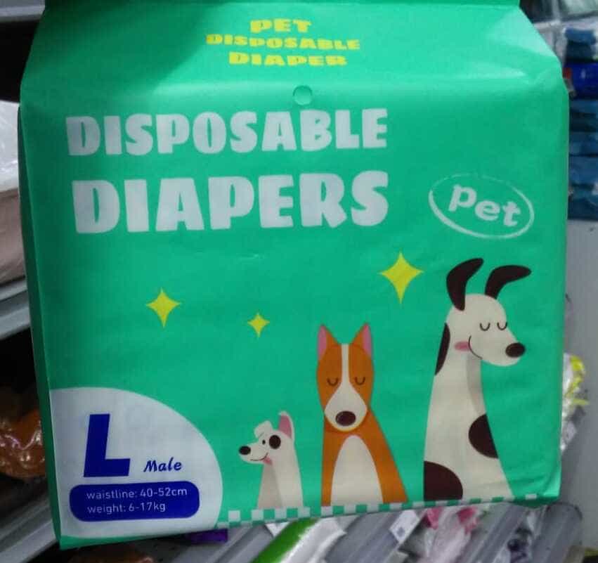 PAÑALES PARA MACHO TALLA L 