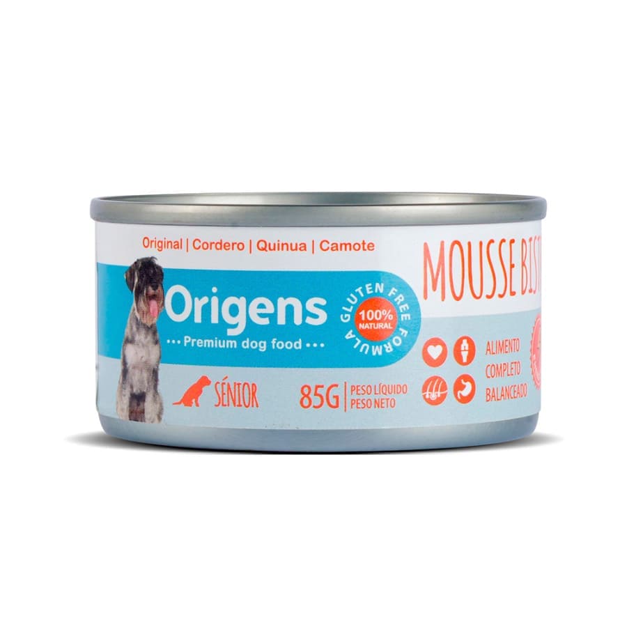 ORIGENS PERRO SENIOR CORDERO, QUINUA Y CAMOTE 85 G