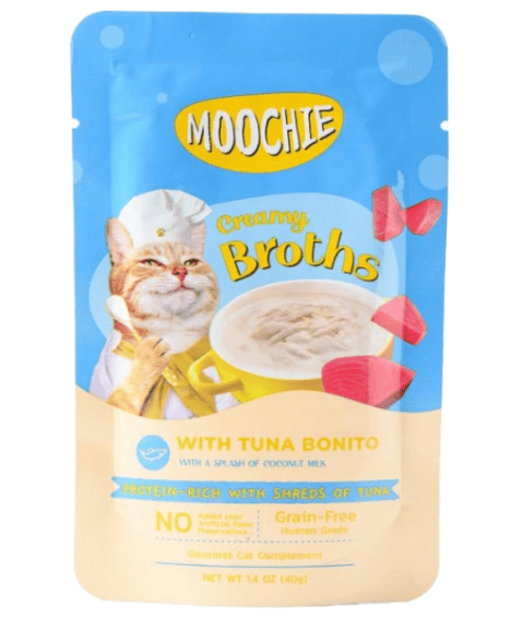 MOOCHIE CALDO CREMOSO ATUN Y BONITO 40 G 