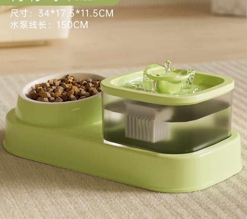 PLATO DOBLE COMEDERO Y BEBEDERO 