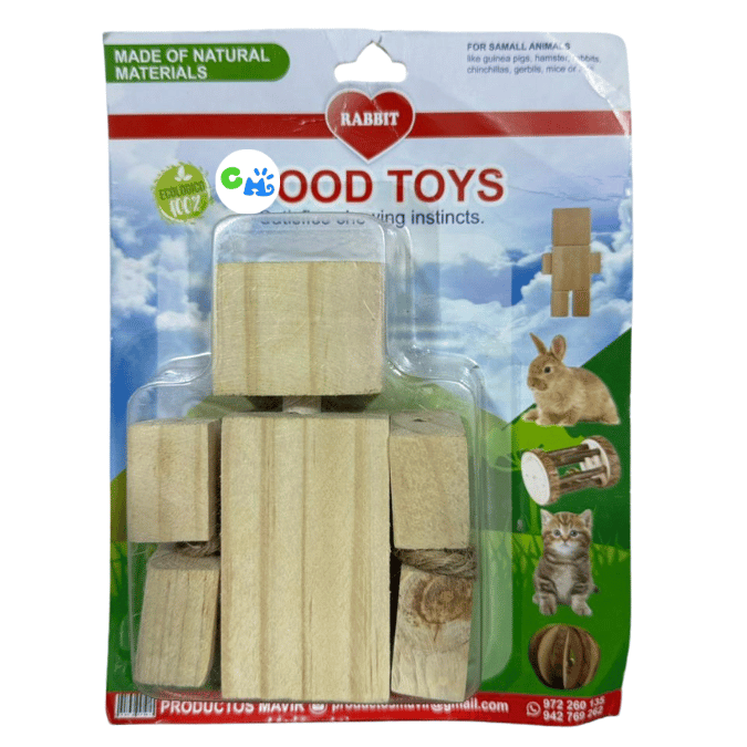 WOOD TOYS CUBOS CON SOGA