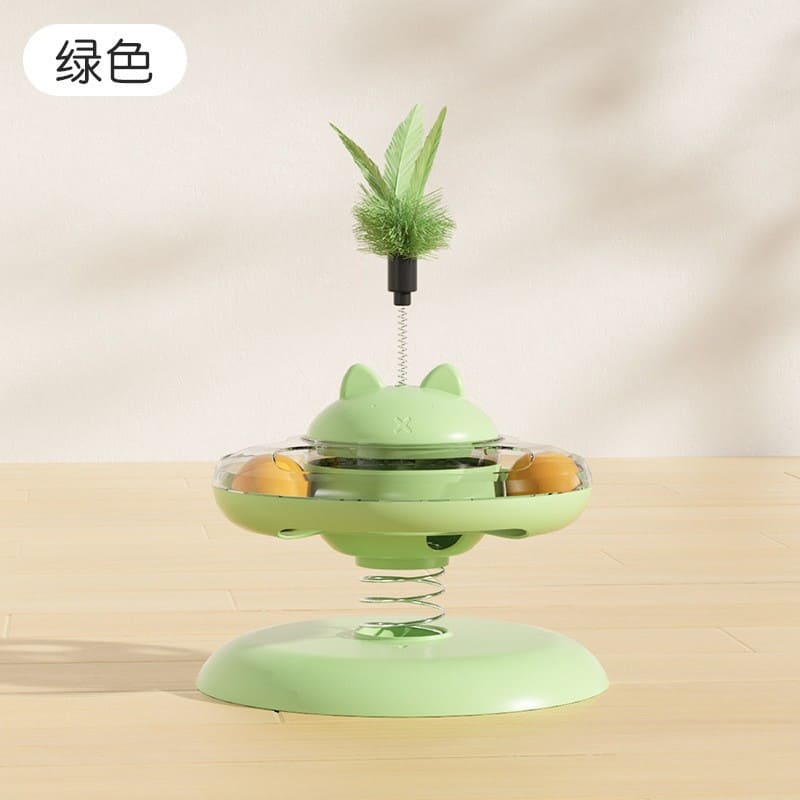 JUGUETE BALANCIN CON PLUMA PARA GATO