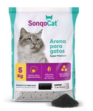 SONQOCAT PERLADO CARBÓN ACTIVADO 5 KG