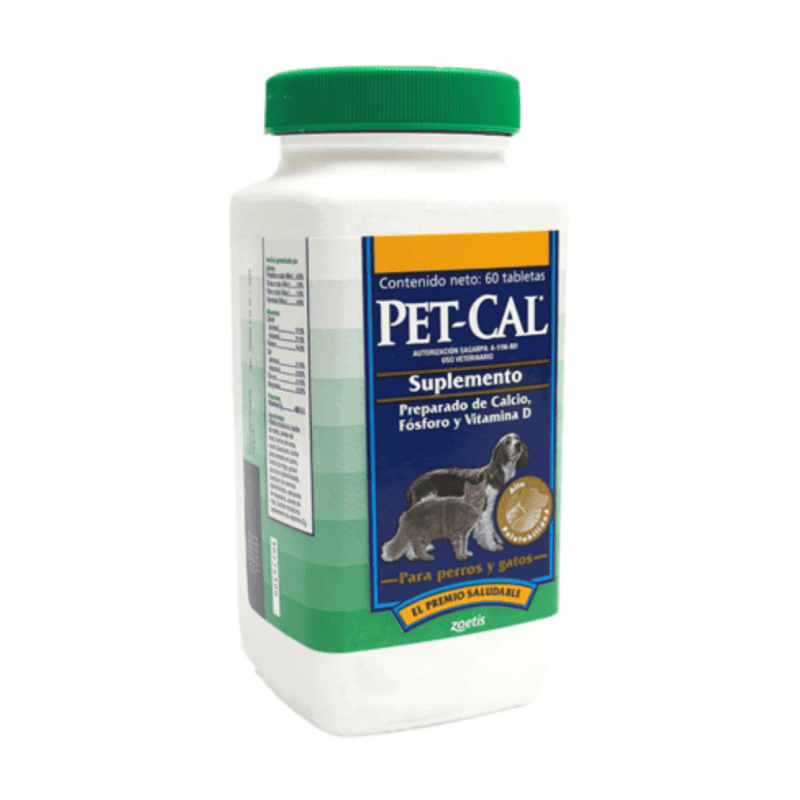 PET CAL X 60 PASTILLAS 