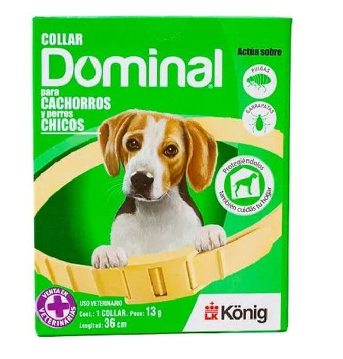 DOMINAL COLLAR ANTIPULGAS CACHORRO/PERRO PEQUEÑO