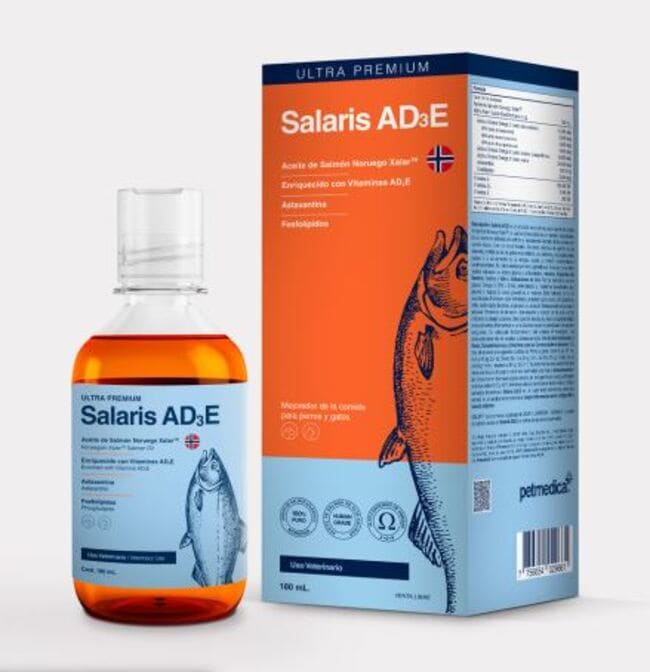 SALARIS AD3E ACEITE DE SALMÓN 180 ML