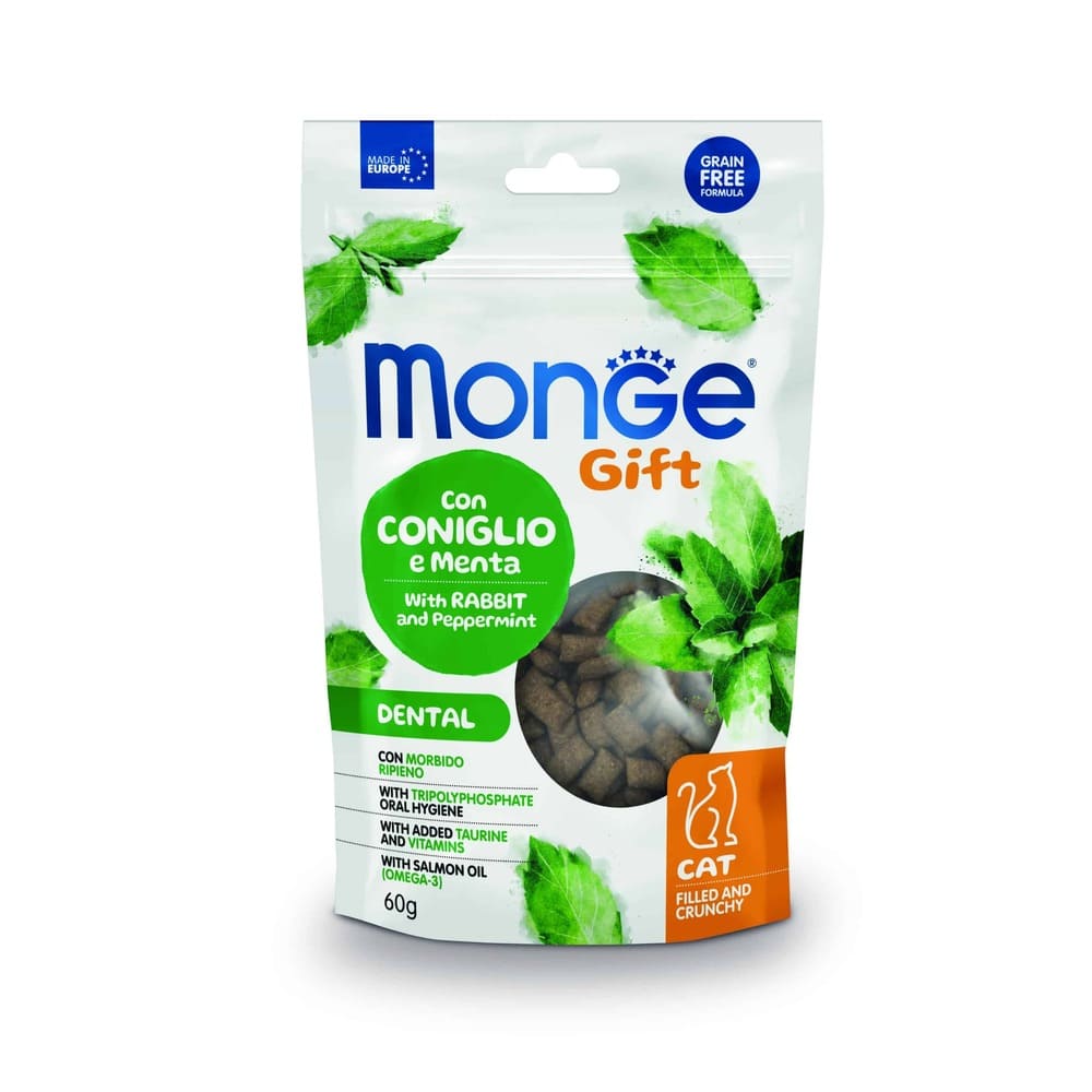 MONGE GIFT CAT CRUNCHY  DENTAL 60 GR