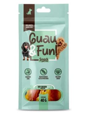 GUAU&FUN CORTES DE POLLO 40 G