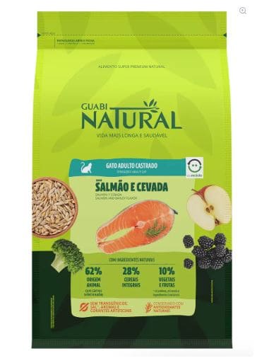 GUABI ADULTO CASTRADO SALMÓN Y CEBADA 1.5 KG