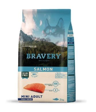 REMATE BRAVERY ADULTO MINI SALMON 2 KG