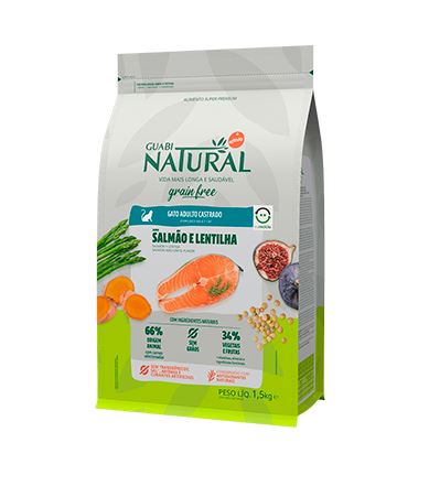 REMATE GUABI ADULTO CASTRADO SALMÓN Y LENTEJA 7.5 KG