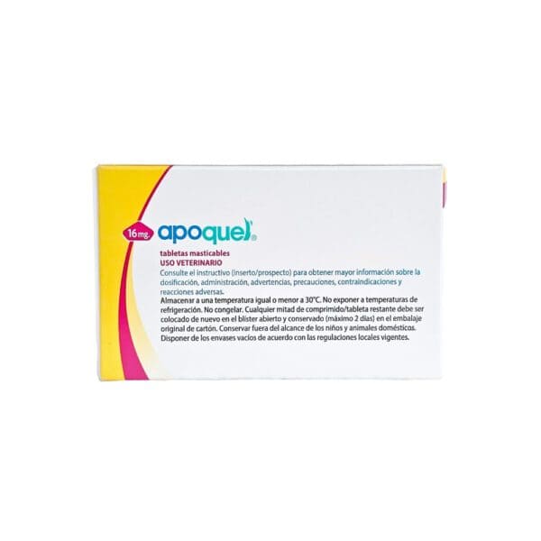 APOQUEL 16 MG MASTICABLE X 1 PASTILLA 