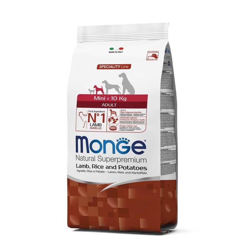 MONGE ADULTO MINI CORDERO 2.5 KG