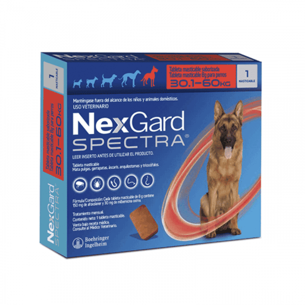 NEXGARD SPECTRA 30 - 60 KG X 1 UNI