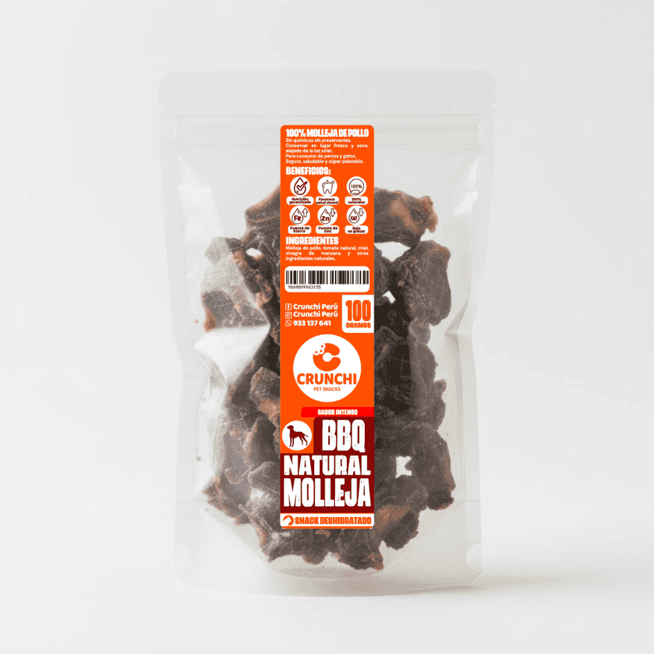 CRUNCHI MOLLEJA DE POLLO BBQ X 100 GRAMOS