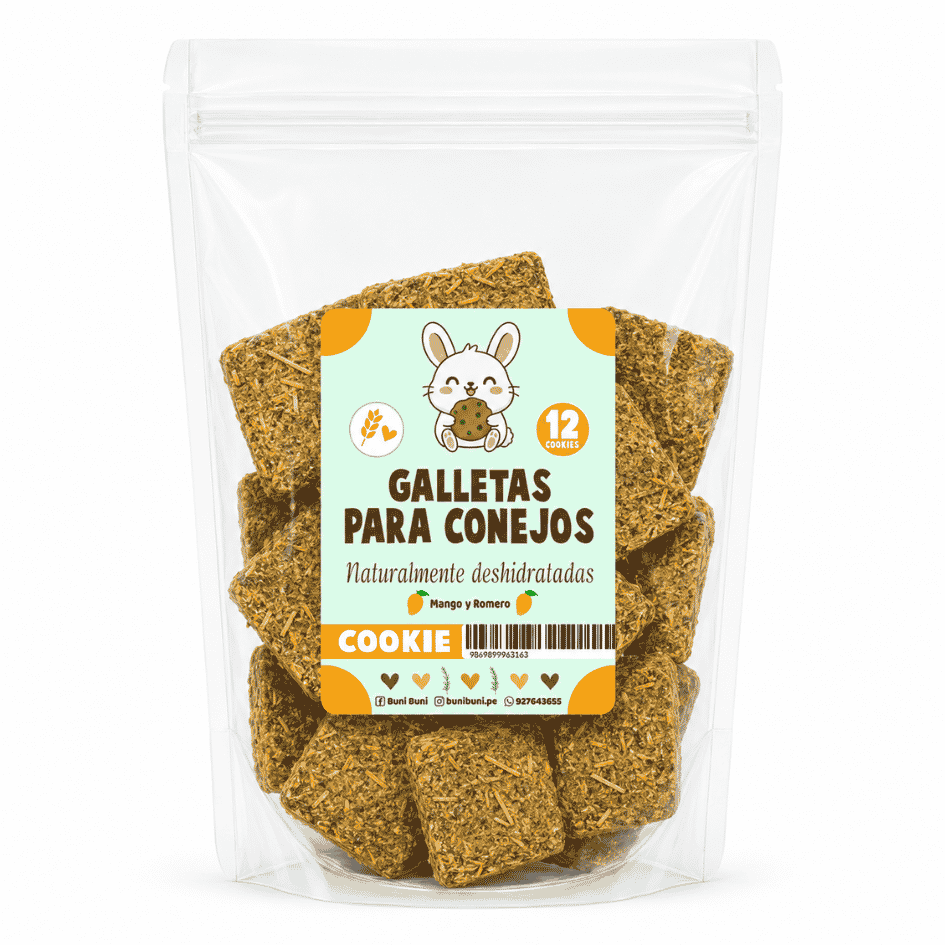 BUNI BUNI GALLETA HENO MANGO Y ROMERO 12 UNIDADES