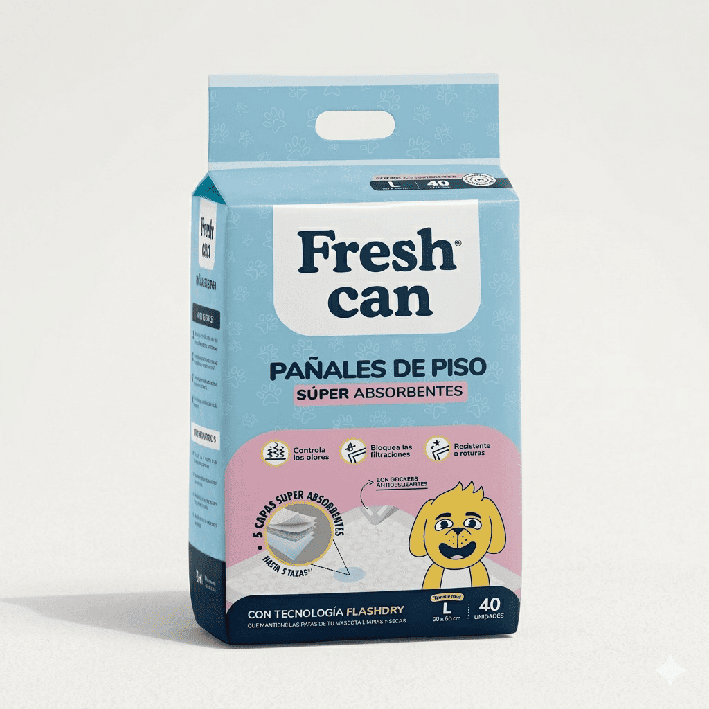 FRESH CAN PAÑALES X 40 UN.