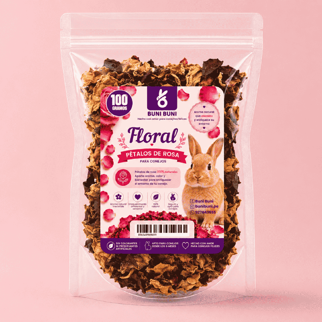 BUNI BUNI PÉTALOS DE ROSA 100 G