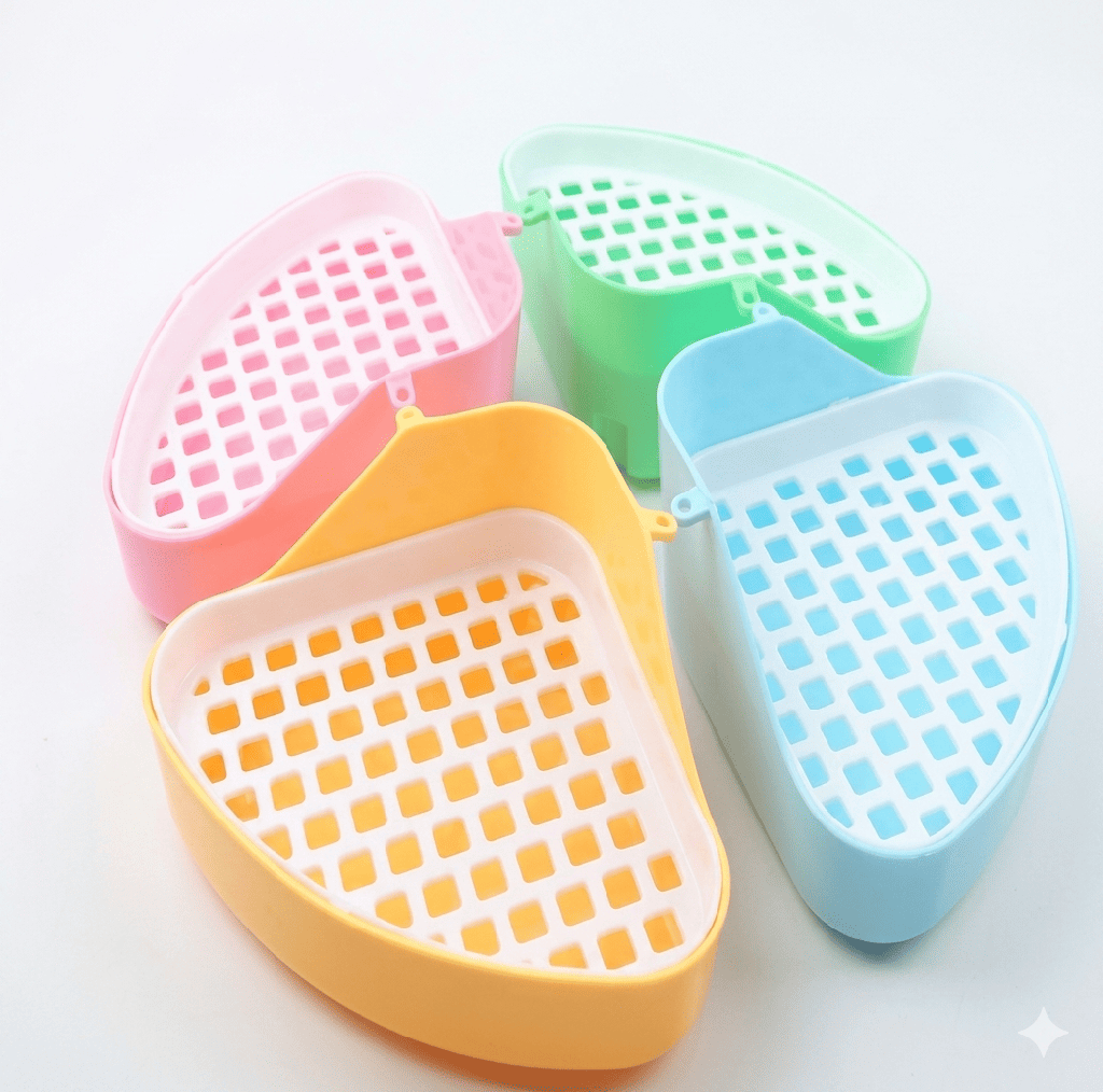 BAÑO ESQUINERO PEQUEÑO COLOR PASTEL 24*18*11 CM - BER9800024