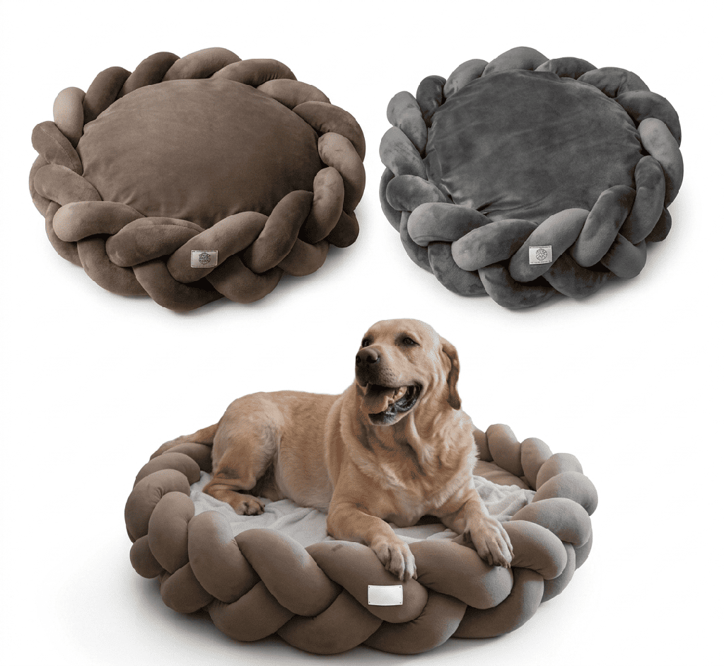 CAMA CIRCULAR CON TRENZA 60 CM - CLHB-195