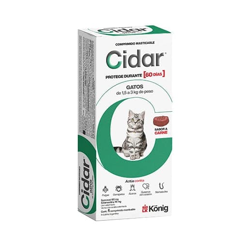 CIDAR MASTICABLE GATOS 1.5 A 3 KG