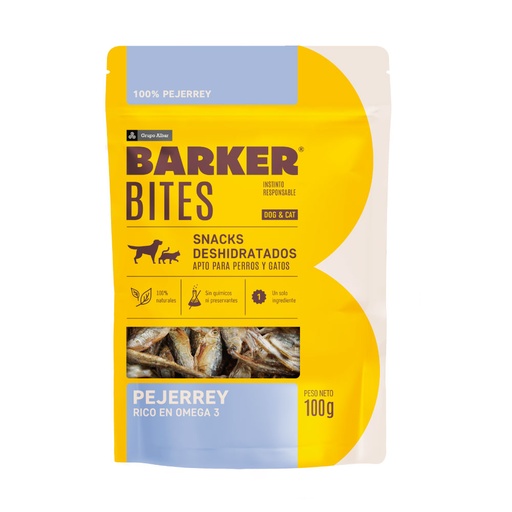 BARKER BITES PEJERREY 100 G