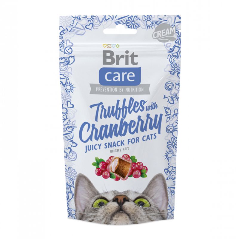 BRIT CARE CAT SNACK TRUFFLES CRANBERRY 50 GR