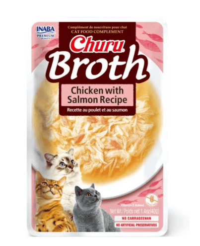 CHURU BROTH POLLO Y SALMÓN 40 G