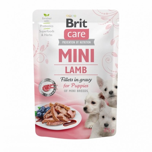 BRIT CARE POUCH PUPPY LAMB 85 G