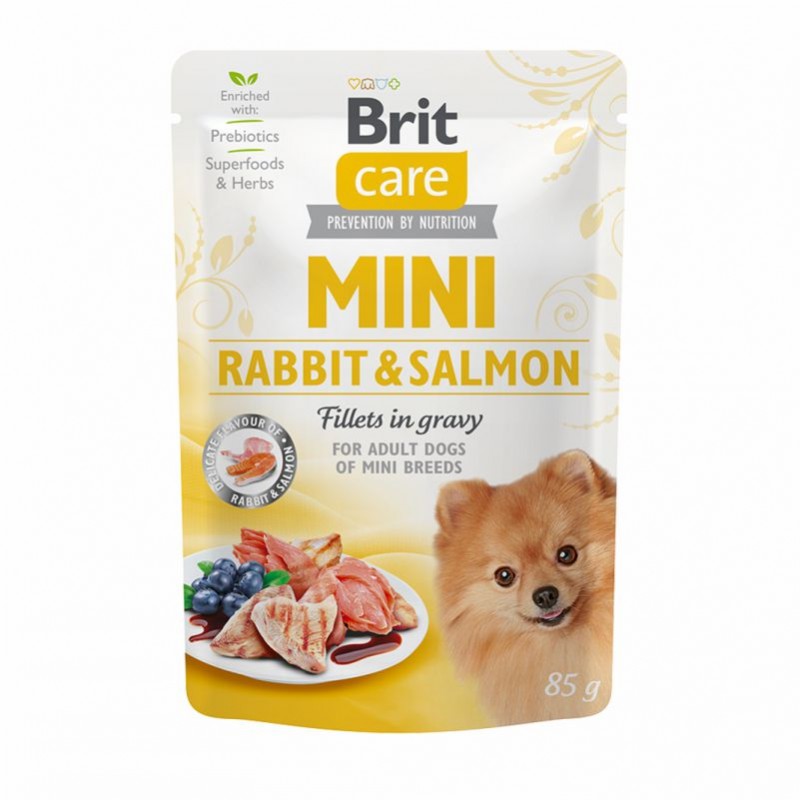 BRIT CARE POUCH RABBIT & SALMON 85 G