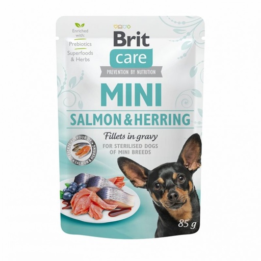 BRIT CARE POUCH SALMON & HERRING 85 G