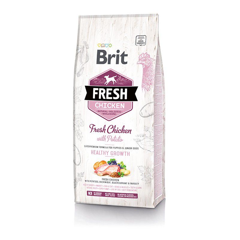 BRIT FRESH PUPPY CHICKEN WITH POTATO HEALTHY GROWTH 2.5 KG