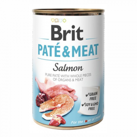 BRIT PATE & MEAT SALMON 400 G