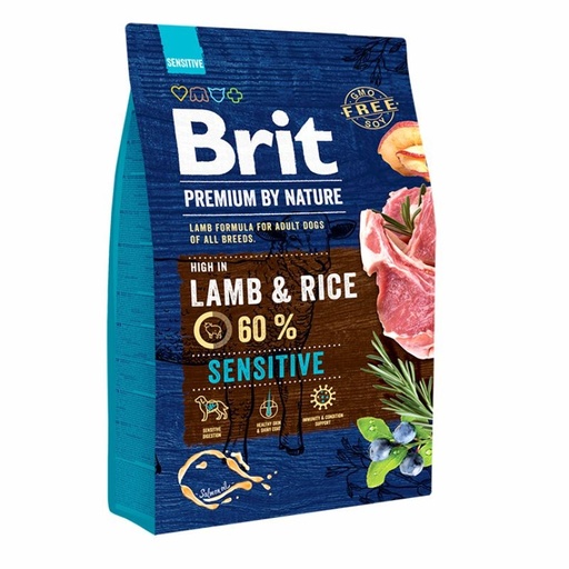 BRIT PREMIUM ADULTO CORDERO 3 KG